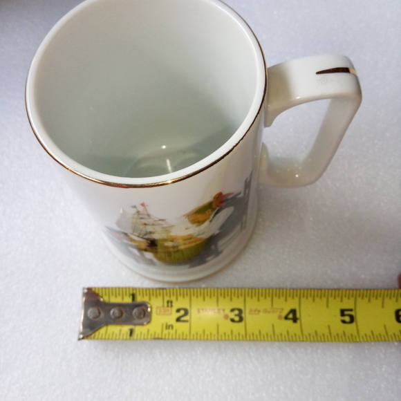 Vintage 1985 Norman Rockwell "For a good boy" Museum Tall Coffee Mug - Picture 5 of 9